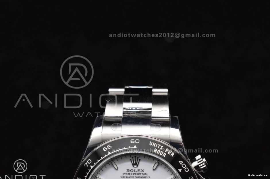 Daytona Dial DD White SS 782 1:1 Edition 904L 126500 Bracelet Best on Steel Functional VSF 1218